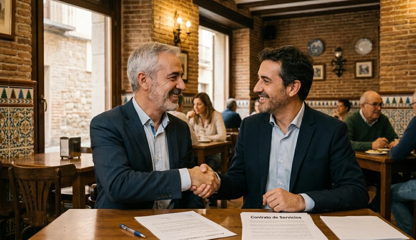 Handshake after a trusted agreement
